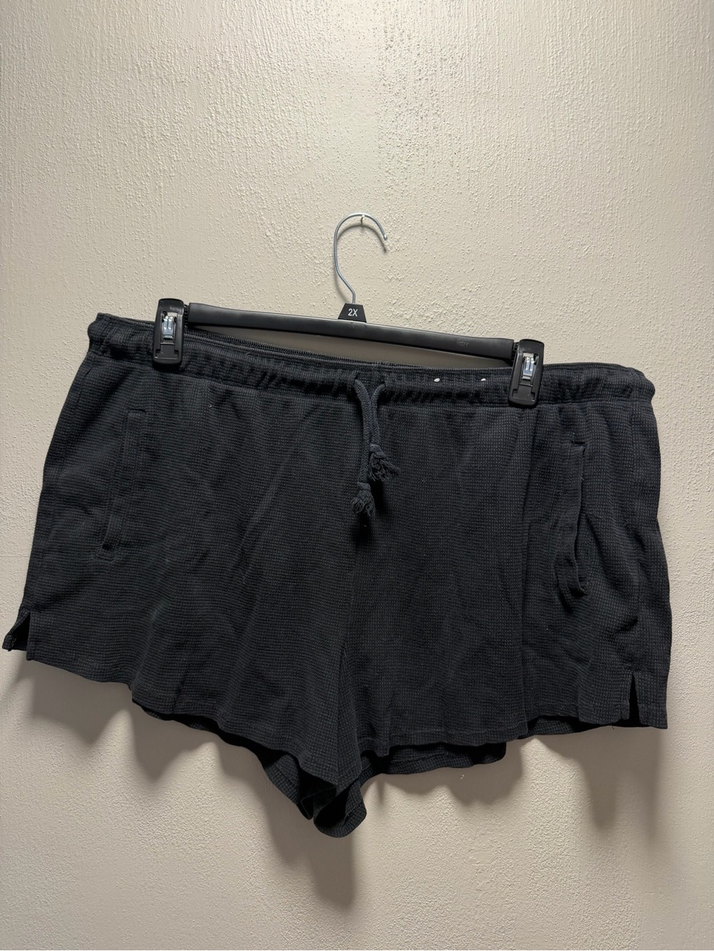 Black Plus Size SO Shorts 2X